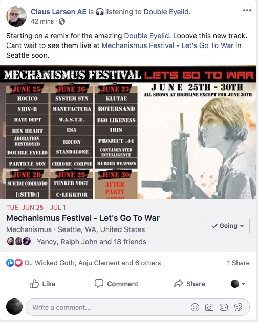 Leaether Strip announces Double Eyelid remix